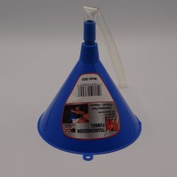 Midwest Can Blue 5.8 in. H Polyethylene Transmission Funnel