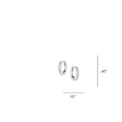 Montana Silversmiths Women's Celeste CZ Hoop Earrings