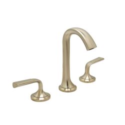 Huntington Brass Joy Satin Brass Transitional Widespread Bathroom Sink Faucet 8 in.