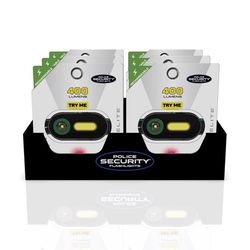 Police Security Colt-R 400 lm Black LED Rechargeable Head Lamp