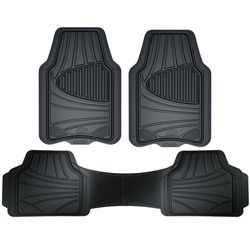 Armor All Black Rubber Auto Floor Mats 3 pk