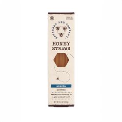 Savannah Bee Company Acacia Honey Straws 5.3 oz Boxed