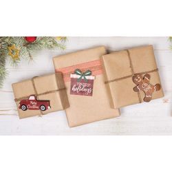 P. Graham Dunn Multicolored Mini Car - Merry Christmas Ornament 1.75 in.
