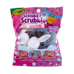 Crayola Scribble Scrubbie Pet Toy Multicolored 4 pc