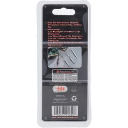 JMK Illinois Industrial Tool Stainless Tweezers 4 pc