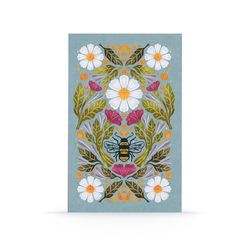 Denik 5 in. W X 8 in. L Sewn Bound Multicolored Honeybee Tea Notebook
