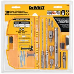 DeWalt Ultracon Assorted Carbide Tipped Drill Bit Set SDS-Plus Shank 10 pc