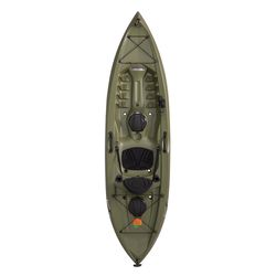 Lifetime Plastic Hunter Green Kayak 31 in. W X 120 in. L