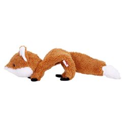 Kikkerland Kobe For Dog Brown/White Polyester Flying Fox Dog Toy 1 pk