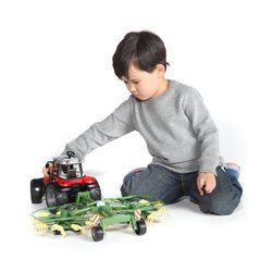 Bruder Krone Dual Rotary Swath Windrower Multicolored