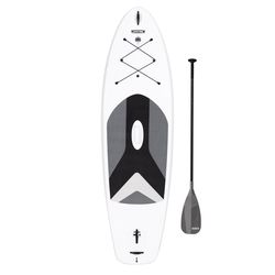Lifetime Plastic White Paddleboard with Paddle 9.6 in. H X 32 in. W X 10 ft. L