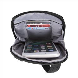 Travelon Small Polyester Black Crossbody Bag