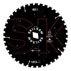 SKIL 10-1/4 in. D X 13/16 in. Carbide Tipped Circular Saw Blade 40 teeth 1 pc