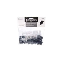 Fortress Railing Products Mega & EZ Mounts 0.75 in. H X 0.75 in. W X 0.75 in. L Plastic Baluster Rai
