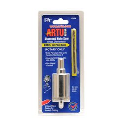 ARTU 1-3/8 in. Carbide Grit 3-1/4 in. L X 5/16 in. D Hole Saw Arbor Included