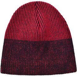 Mad Man Ribbed Toboggan Winter Hat Red One Size Fits Most