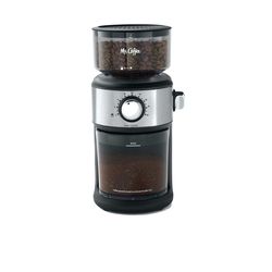 Mr. Coffee Matte Black Plastic/Steel 18 cups Coffee Grinder