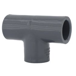 Charlotte Pipe Schedule 80 3 in. Socket X 3 in. D Slip PVC Tee 1 pk