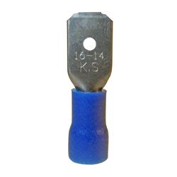 Gardner Bender 16-14 Ga. Insulated Wire Male Disconnect Blue 18 pk