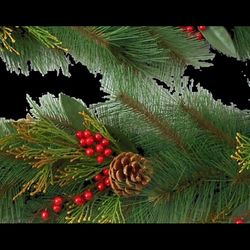 Good Tidings 6 in. D X 6 ft. L Berries/Cones Garland