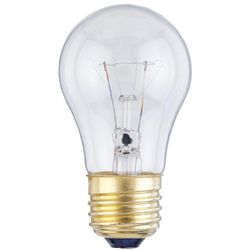 Westinghouse 15 W A15 A-Line Incandescent Bulb E26 (Medium) White 2 pk