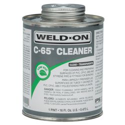 Weld-On C-65 Clear Cleaner For CPVC/PVC 16 fl. oz.