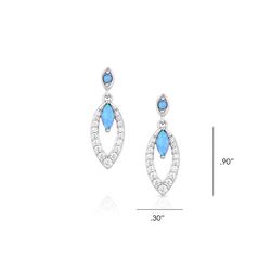 Montana Silversmiths Women's Dancing in the Rain Silver Earrings