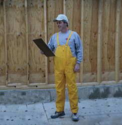 Boulder Creek Yellow PVC-Coated Rayon Three Piece Rain Suit XX-Large 35 mil