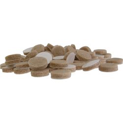 Shepherd Hardware Felt Self Adhesive Furniture Pad Beige Round 3/8 in. W X 3/8 in. L 75 pk