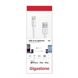Gigastone 1 M L USB to Lightning Charging and Sync Cable 1 pk