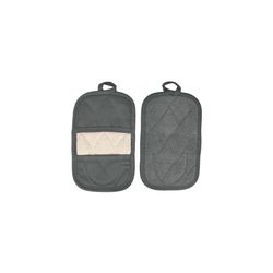 Ritz Royale Graphite Solid Cotton Pocket Oven Mitt