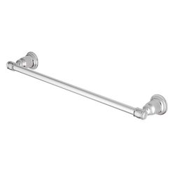 OakBrook Collection Chrome Towel Bar 18 in. L Die Cast Zinc