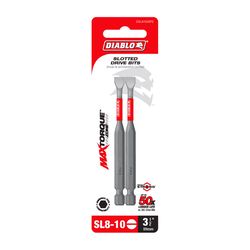 Diablo Slotted 3-1/2 in. L 8-10 Screwdriver Bit 1 pk