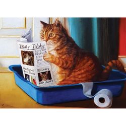 Eurographics Lucia Heffernan Kitty Throne Jigsaw Puzzles Multicolored 500 pc