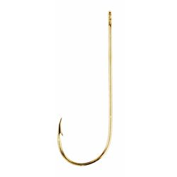 Eagle Claw 1/0 GOLD ABERDEEN HOOK 8PK Fishing Hooks