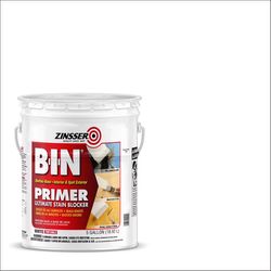 Zinsser B-I-N White Shellac-Based Primer 5 gal
