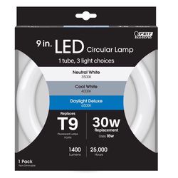 Feit T9 4-Pin LED Tube Light White 30 Watt Equivalence 1 pk