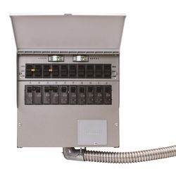 Reliance Controls Pro/Tran 2 30 amps 120/240 V 10 space 10 circuits Transfer Switch Kit