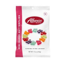 Albanese Assorted Gummy Butterflies Candy 7.5 oz