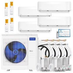 MRCOOL DIY 5th Gen (6 kbtu, 6 kbtu, 6 kbtu, 18kbtu) 4 Zone 36000 BTU 23 SEER Ductless Mini Split Hea