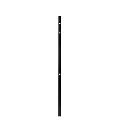 Fortress Building Products Athens 72 in. H X 2 in. W X 2  L Black Aluminum Line Post