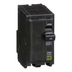 Square D QO 20 amps Plug In 2-Pole Circuit Breaker
