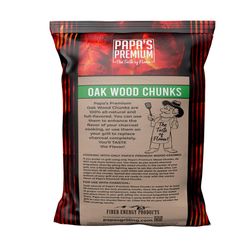 Papa's All Natural Oak Wood Chunks 432 cu in