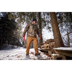Milwaukee L Unisex Heated Jacket Kit Brown/Camo