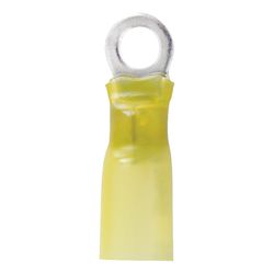 Jandorf 12-10 Ga. Insulated Wire Ring Terminal Yellow 2 pk