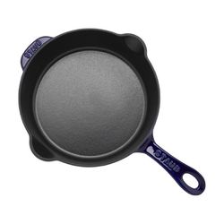 Staub Cast Iron Deep Skillet Dark Blue