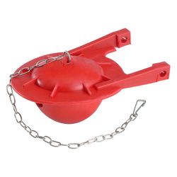 Korky Toilet Flapper Red Rubber