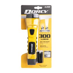 Dorcy 300 lm Yellow LED Flashlight AA Battery