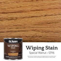 Old Masters Semi-Transparent Special Walnut Oil-Based Wiping Stain 1/2 pt