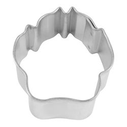 R&M International Corp 1 in. W X 1 in. L Mini Dog Paw Cookie Cutter Silver 1 pc